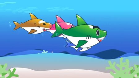 《Baby Shark》歌曲 _ 儿童歌曲 _ 儿童歌曲 _ The Kiboomers