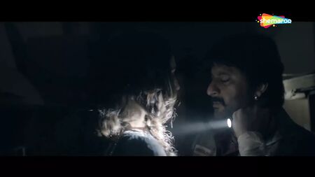 《Dedh Ishqiya》。胡玛·库雷希与阿尔沙德·瓦尔西的接吻戏
