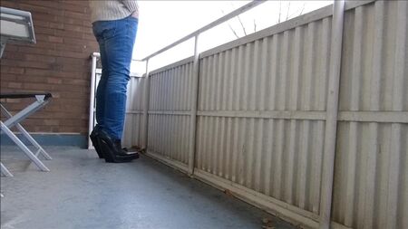 极致平台牛仔靴