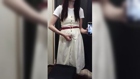 百货公司里的毛茸茸的阴户