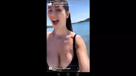 卡特里娜·米利基奥。Instagram上的“大胸”风波