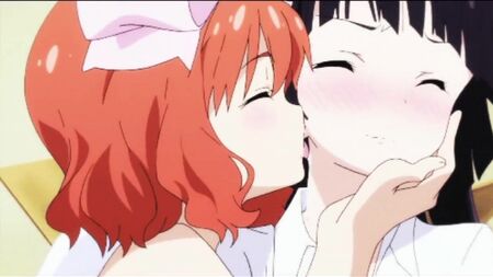 18 部百合色气动漫接吻场景