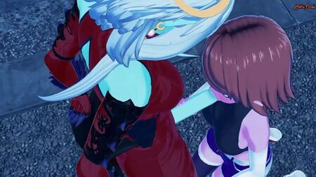 双性妖魔托瓦与克罗诺亚交合 - 《龙珠超》色情版