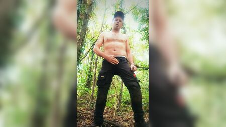 勃起小便与树上射精