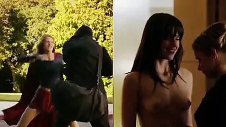 女超级英雄的裸体照
