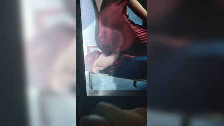 娜塔莉·多默 脚部射精致敬