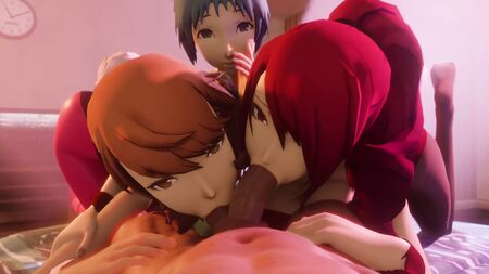 《女神异闻录3》FFFM 四人组（带声音的动画）