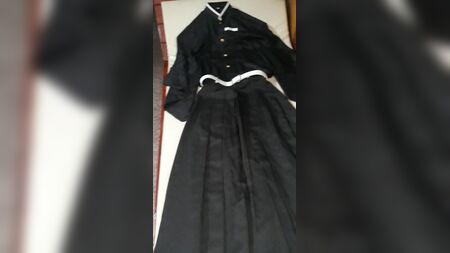《鬼灭之刃》睦一郎Cosplay服装上的精液