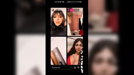 阿拉伯Instagram直播中的露骨对话