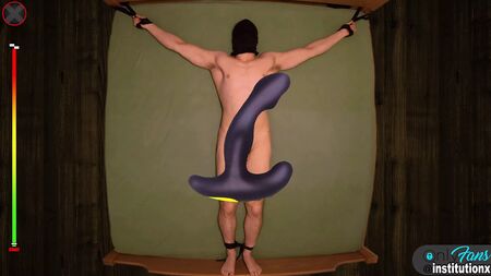 使用前列腺按摩玩具体验被束缚状态下的强烈多次P点高潮