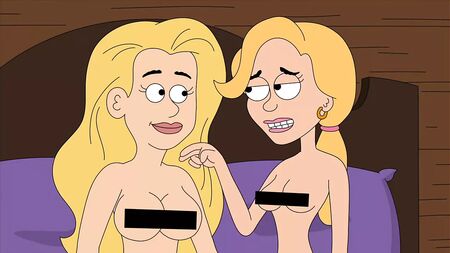 《Brickleberry》——埃塞尔·安德森与安珀接吻
