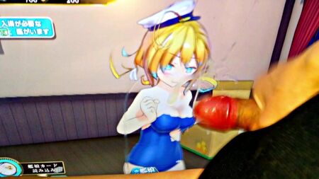 《舰队收藏》街机版 阴茎触碰 I-8（Kancolle）Hentai 颜射 SOP