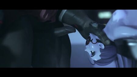 Widowmaker x Doomfist - BDSM; oral sex; minet; blowjob; deepthroat; facefuck; orgasm; cumshot; 3D sex porno hentai; [Overwatch].