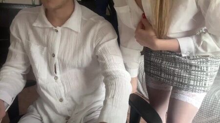 一名学生的色情梦想成真