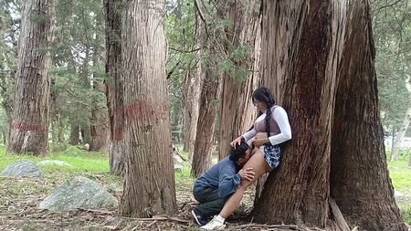 In the forest, every woman would agree to have her pussy licked