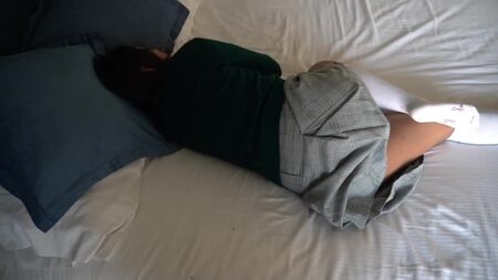 操我胖乎乎的女朋友，然后排在她的猫里