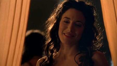 《斯巴达克斯》中杰米·默里（Jaime Murray）的裸戏片段，高清720p