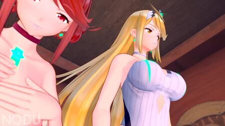 AEGIS x YOU | 皮拉 / 米特拉（异度神剑2）Hentai 3D