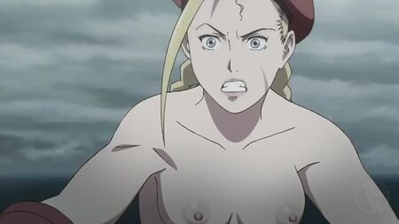 《街头霸王》卡米战斗裸体滤镜 动漫 hentai 色情 色气 裸体 乳房 乳头 漫画 性爱