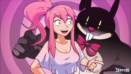 [硬核卡通动画色情] 女孩们决定玩“毛茸茸的小兔子”游戏 [DERPIXON]