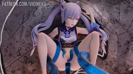 刻晴 | 原神 | 不适合工作场所 | hentai | 色情 | 刻晴 | 18+ 触手