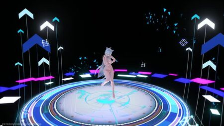MMD R-18 [情色] 白猫内衣热舞！ 作者：Orion Dobledosis