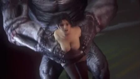 3D hentai 怪物