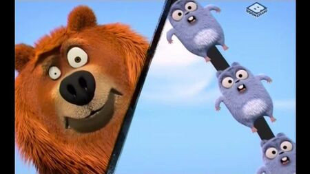 《灰熊与旅鼠》（Grizzly and the Lemmings）——第35-37集——俄语合集！[mult-karapuz.com]