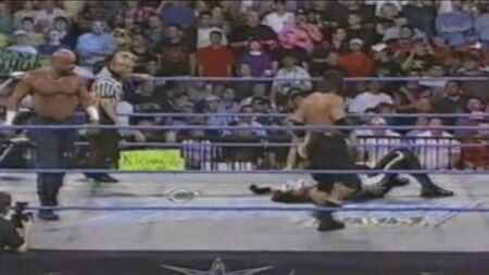 [摔角博物馆]WCW Worldwide - 斯汀 vs. 比利·基德曼 vs. 霍拉斯·霍根，特邀托莉·威尔逊.mp4