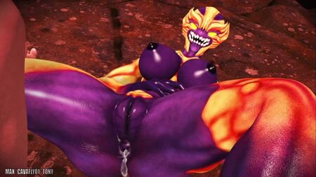 Cavafly01 创作的 3D Yiff 直男兽人色情 E621 FYE 《毁灭战士》 r34 rule34 女尊 恶魔少女 足控
