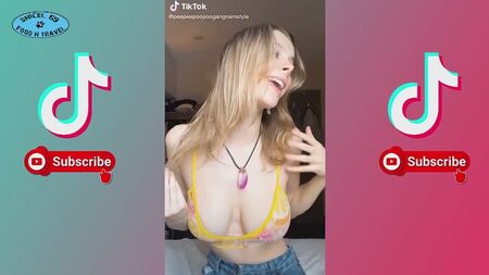 [Snicel69 无胸罩 TikTok] 无胸罩挑战 TikTok 无胸罩挑战 12