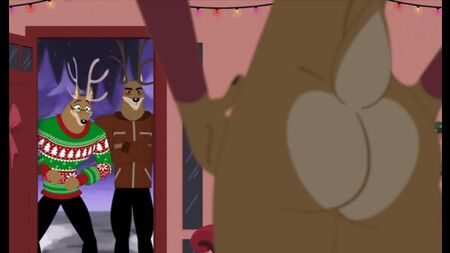 Nixxxbot 创作的 2D 男同 Yiff 毛茸茸色情性爱 E621 雌化男孩 鹿 群交
