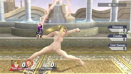 《Sm4sh》裸体模组——裸体零式战衣萨姆斯展示！（18+）[1080P 60FPS]