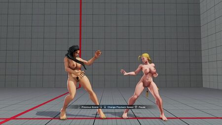 《街头霸王V》——劳拉与卡米（BB Muscle）裸体模组