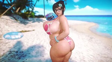美 - 丰满；大屁股；大臀；大胸；大乳房；摇晃的乳房；3D色情动漫；(@banskinator) [守望先锋]