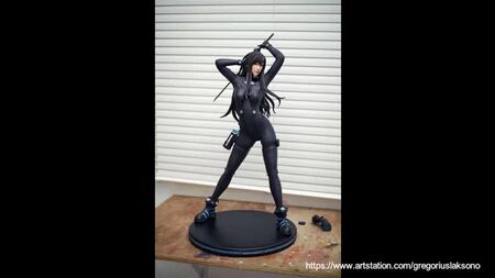 下平玲香《Gantz》3D打印粉丝艺术手办